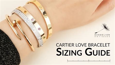 what size cartier love bracelet to buy|cartier love bracelet sizes chart.